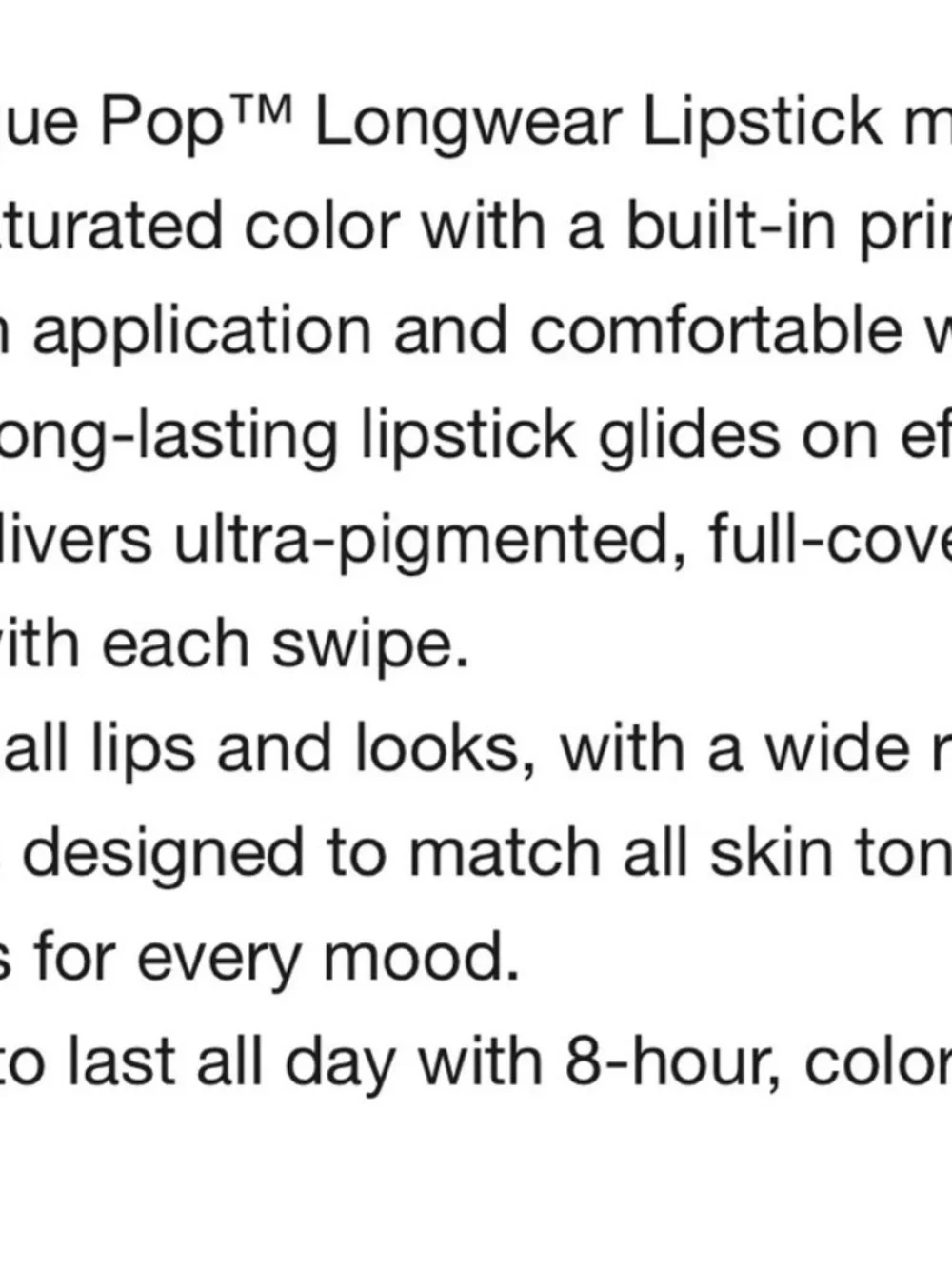 Clinique Pop Lip Colour + Primer 8-Hour Longwear Lipstick - 05 Melon Pop NEW